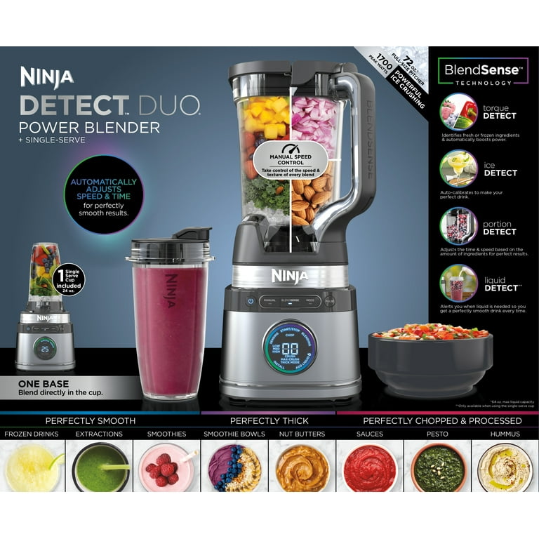 Ninja - Detect Kitchen System Power Blender + Processor Pro with BlendSense  T