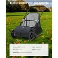 thumbnail image 4 of 21-In Manual Push Lawn Sweeper with 3.5 Cu. Ft. Hopper Bag, Adjustable Height and Foldable Storage, 4 of 7
