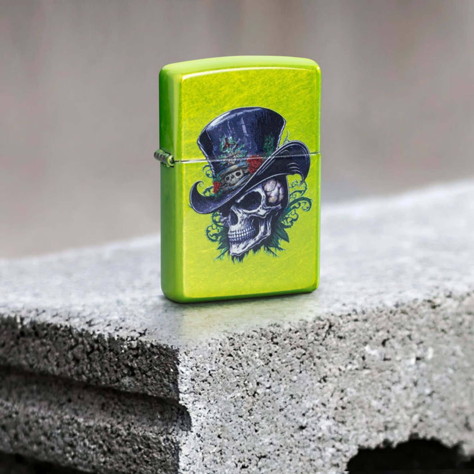 Zippo 46709 Steampunk Skeleton Design Windproof Pocket Lighter