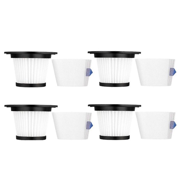 4 Set Replacement Filters Strainer Screen for Moosoo K17 Cordless Vacuum Cleaner Replace Filter Part