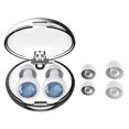 thumbnail image 1 of Bouchons d'Oreilles Anti-Bruit Insonorisés en Silicone avec Diamant Réduction de Bruit Réutilisables Blancs, 1 of 6