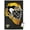 Premium Poster & Mount Bundle, variant on NHL Pittsburgh Penguins - Mask 16 Wall Poster with Push Pins, 14.725" x 22.375"