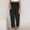 Black, variant on Idoravan Fashion Women Trousers Full Pants Casual Straight Solid Color Suit Pants