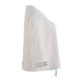 thumbnail image 4 of Blusa George para Mujer, Escote V con Amarres en Centro Delantero Blanco Talla M, 4 of 4