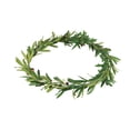 thumbnail image 3 of Simulation Olive Leaf Cane,Trim Foliage Rattan DIY Wreath Foliage Green Leaves Ribbon Decorative, 3 of 8