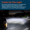 thumbnail image 2 of TRUE MODS 7x6 5x7 H6054 LED Headlights for Jeep Wrangler YJ Cherokee XJ Comanche MJ J10 J20 Wagoneer Ford Chevy Chevrolet GMC Nissan Toyota [DRL] [Hi/Low Sealed Beam] [Black-Finish], 2 of 8