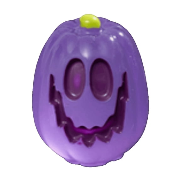 Purple Halloween Resin Mini Ghost Pumpkin Figurine, Colorful Desktop Decor For Car Home And Party D