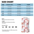 thumbnail image 4 of Bixox Men's Tropical Corals Seahorse Printed Shirt Sleeveless Fitness Tank Top-3X-Large, 4 of 5