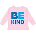 thumbnail image 3 of Inktastic Be Kind Logo in Blue Boys or Girls Long Sleeve Toddler T-Shirt, 3 of 5