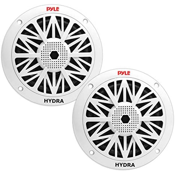 Pyle 5.25 Inch Dual Marine Speakers 2 Way Waterproof Resistant