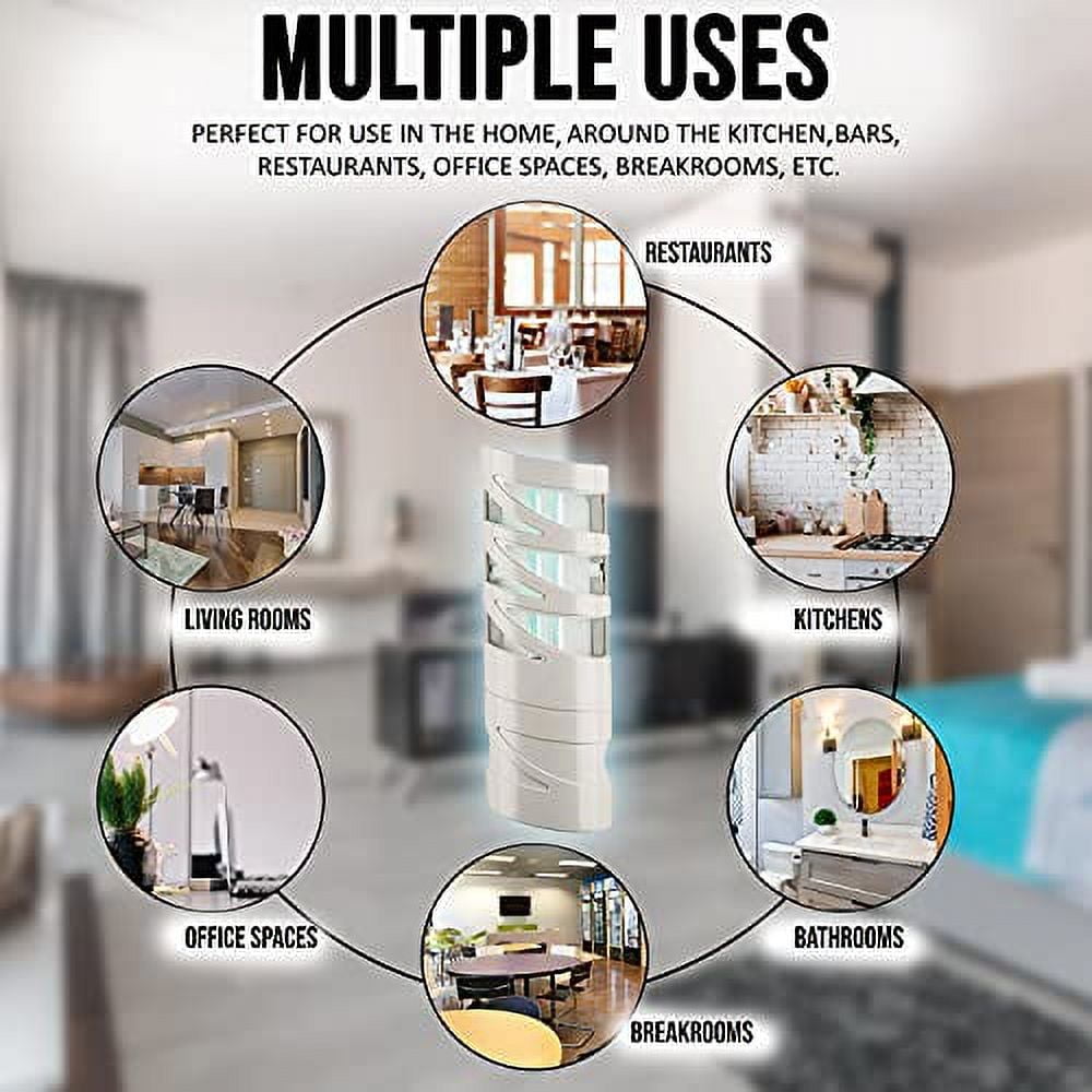 Gardner FlyWeb Classic Fly Light  Attract and Trap Flying Insects  Plugs into Outlet  Non-Toxic Glueboard  Great for Homes, Kitchens, Bedrooms, Offices, Workspaces  9 Watt UV  Made in USA