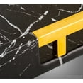 thumbnail image 7 of Home Redefined Rectangle Serving Tray Black Marble Faux Leather Gold Handles 17.5" x 12", 7 of 7