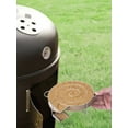 thumbnail image 4 of Boîte Génératrice Ronde en Acier Inoxydable pour Fumée Froide Viande Bœuf Saucisse Saumon Fumeur Saveur Rassemblements BBQ Extérieurs (Argent), 4 of 10