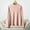 Pink, variant on POTETI Womens Shirts Funny Winter Casual Solid Color Warm Base Shirt Long Sleeved Double-sided Brushed Velvet Long Sleeved Round Neck Shirt Pink Womens Blouses and Tops