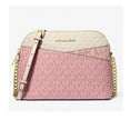 thumbnail image 4 of Michael Kors Women's Jet Set Travel Medium Color-Block Signature Logo Crossbody Bag (Powder Blush Multi) 35S5GTVC6B-424, 4 of 4