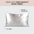 thumbnail image 4 of Kitsch Satin Pillowcase, 600 Thread Count, Standard, 1 Count, 4 of 8