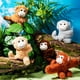 thumbnail image 3 of Pulseras de peluche Liliful con forma de mono de peluche, 20 cm, 8 unidades, 3 of 6