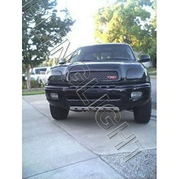 For 00-02 Toyota Tundra Tinted Head Lamp Light Overlays Kit Smoked Protection Film
