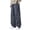 Dark Gray, variant on Men Metal Tip Drawstring Elastic High Waist Multi Layer Zipper Pocket Wide Leg Quick Dry Woven Cargo Pants Deep Side Slip Pockets Windproof Street Skate Outdoor Casual Trousers XXXXL