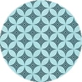 thumbnail image 1 of Ahgly Company Tapis Rond Lavable en Machine Intérieur Transitionnel Vert Profond, 3 Pieds Rond, 1 of 7