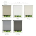 thumbnail image 2 of Linen Avenue Cordless Sierra Blackout Roller Shade, White 40 W x 66 H (Arrives 1/4" Narrower), 2 of 5