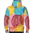 thumbnail image 7 of Sikiie Colorful Wool Balls Men's Hoodie, Essentials Hoodie, Sweatshirt, Pullover Hooded Sweatshirt for Men-4X-Large, 7 of 7