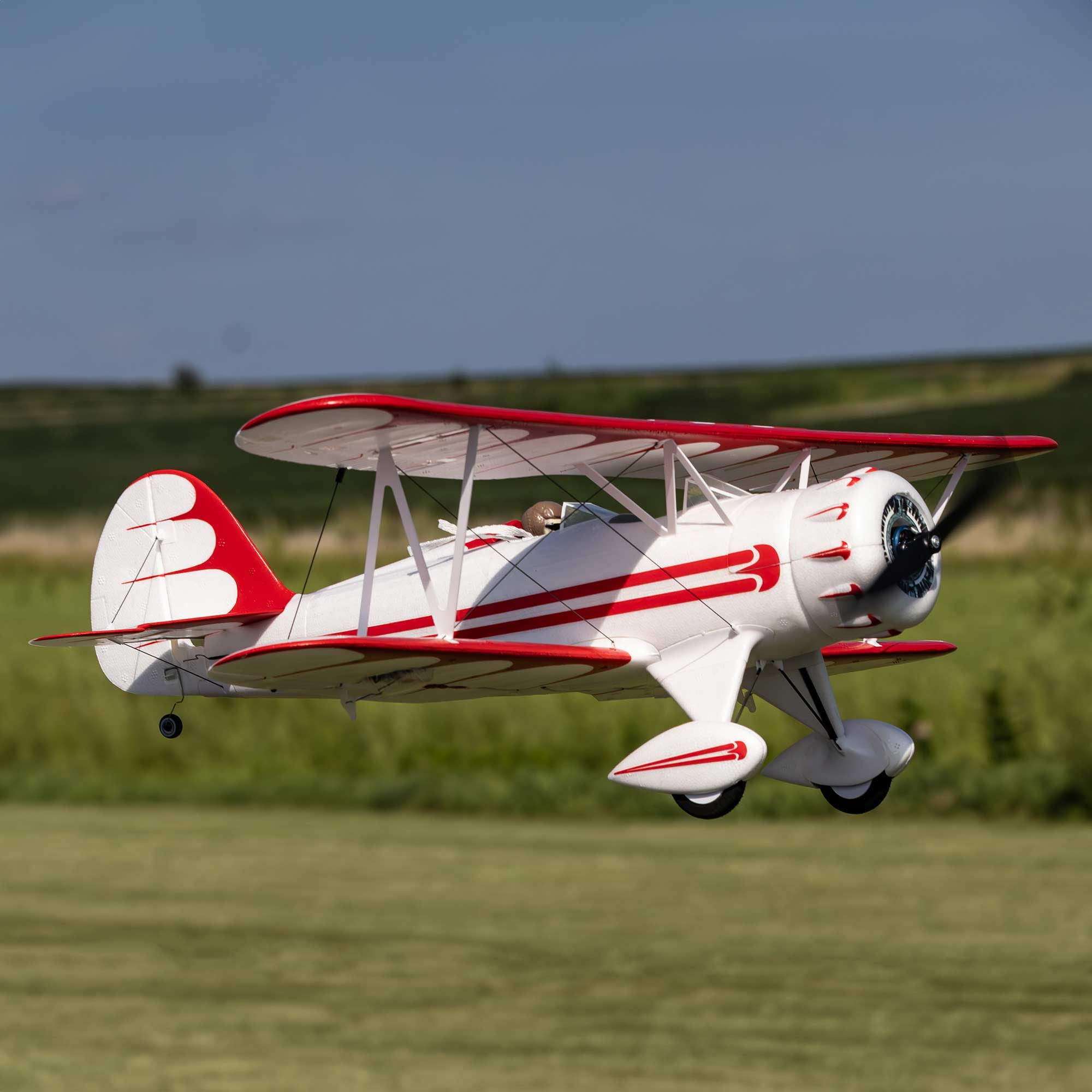 E-flite RC Airplane UMX WACO White BNF Basic Transmitter Battery and Charger Not Included with AS3X & SAFE EFLU53550