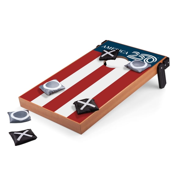 America250 - Mini Bean Bag Throw Game, (Wood Grain)