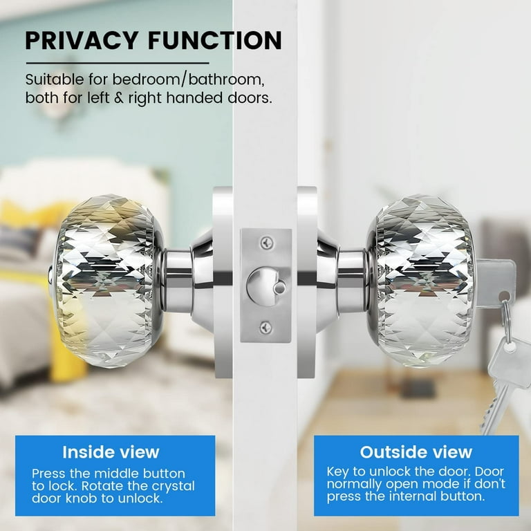 Diamond 2024 door knobs