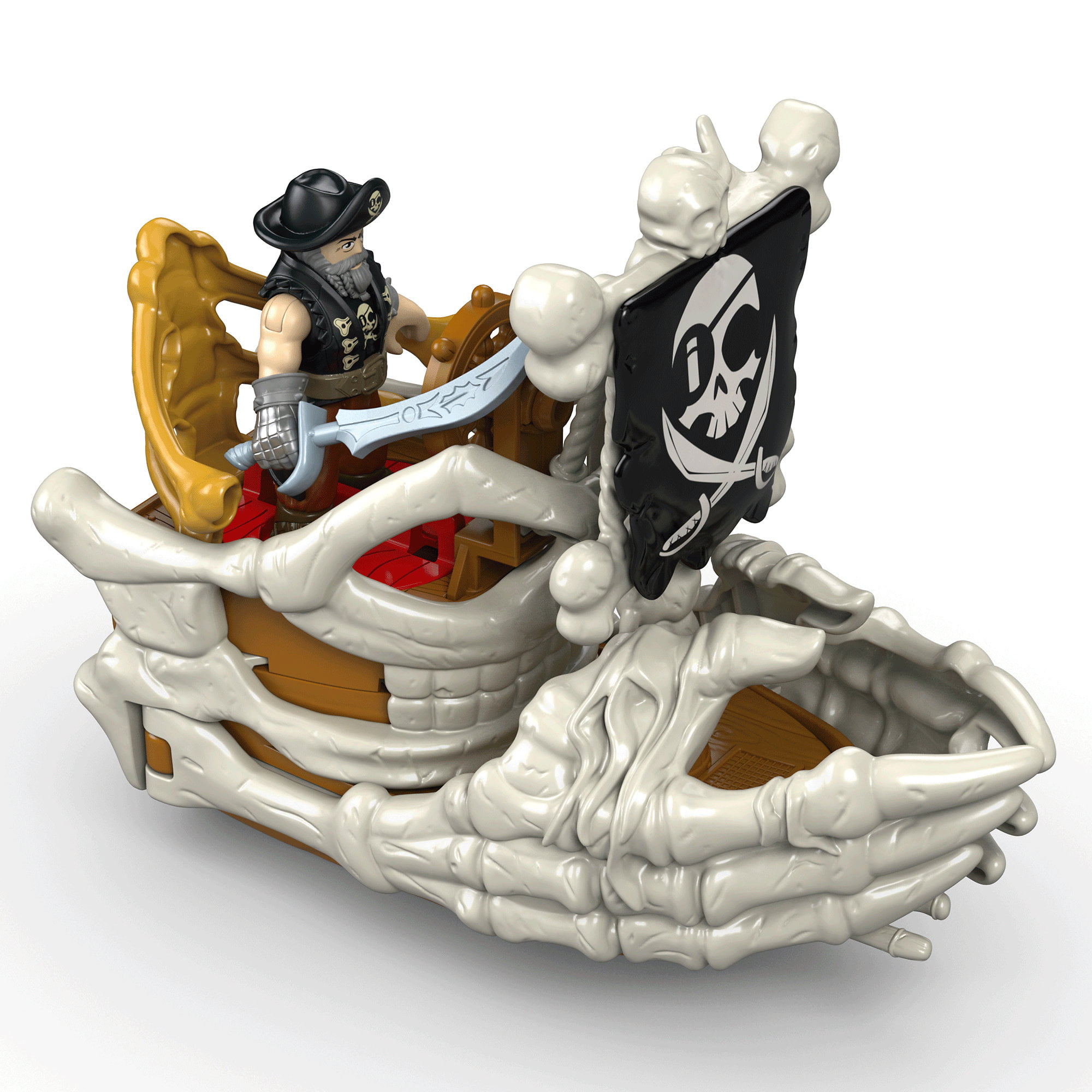 Fisher-Price Imaginext Billy Bones Pirate Boat 