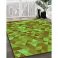 thumbnail image 2 of Ahgly Company Indoor Rectangle Patterned Dark Yellow Green Area Rugs, 4' x 6', 2 of 6