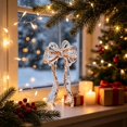 thumbnail image 6 of JeashCHAT Clear Acrylic Christmas Ornaments, Transparent Bow Hanging Ornaments with Glitter Sequins, Christmas Tree Decorations Xmas Gifts, 6 of 6