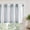 Balanced Stripe | Blue-50"W x 16"L (Pack of 1), variant on Tie Up Linen Textured Striped Bow Curtain For Kitchen Bathroom Rod Pocket Pinstripe Valance Window Treatments Ticking Stripe Pull Cord 1 Panel 18 Inch Teal Blue On