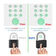 thumbnail image 4 of Smart Fingerprint Padlock Waterproof Bluetooth App Control for Locker and Gate ,Keyless Entry Design, 4 of 6