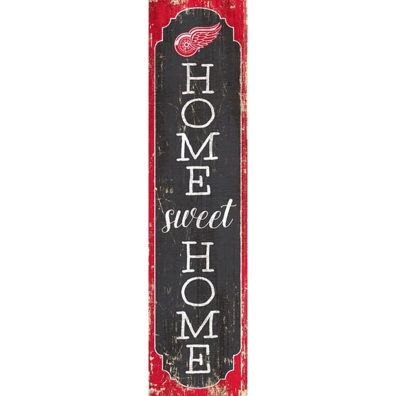 Detroit Red Wings 24" Home Sweet Home Leaner Sign