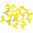 thumbnail image 1 of Clips en Métal pour Bulldog, 1,25 Pouces, Lot de 20 (Jaune Citron), 1 of 3