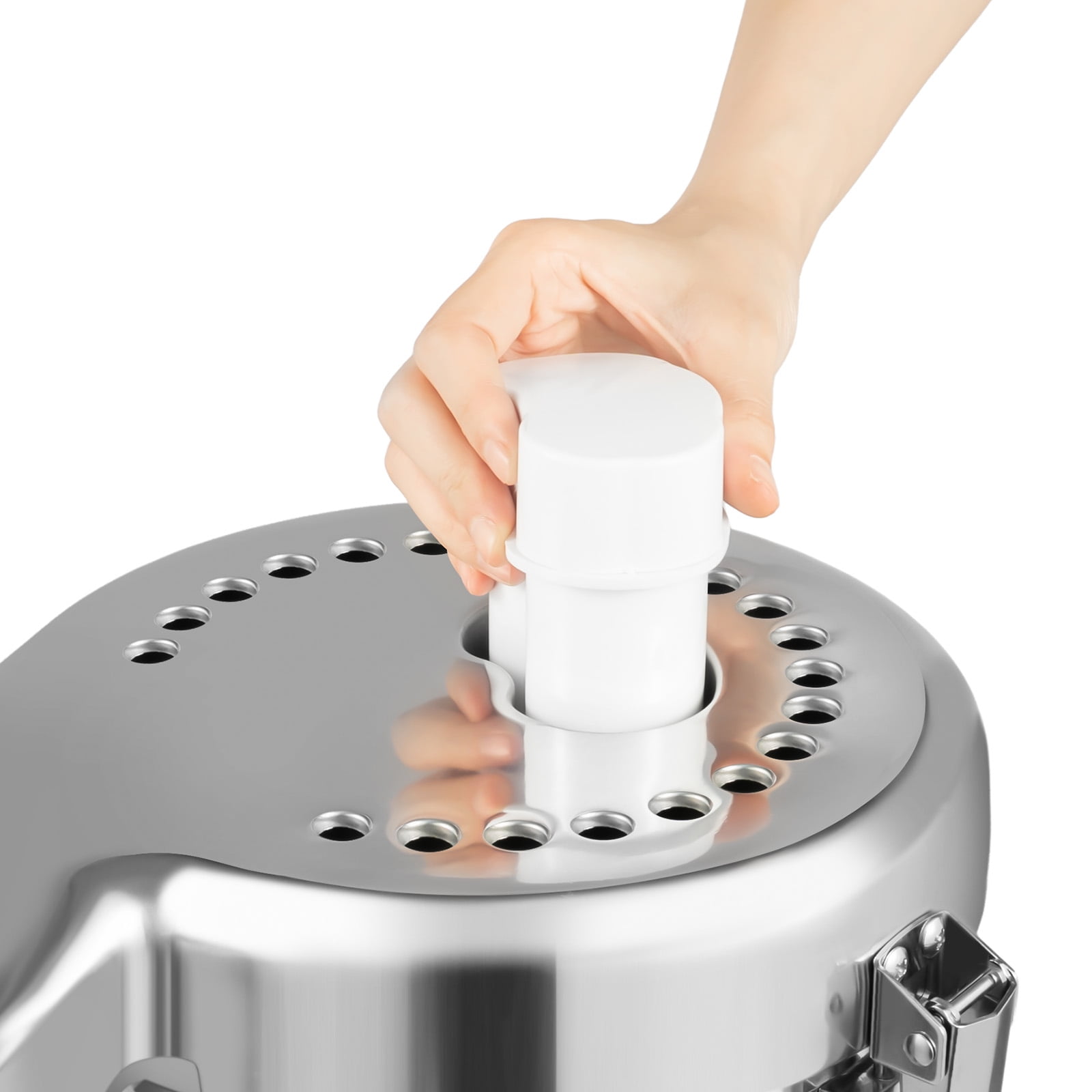 Wildnix High-Efficiency Juicer Machine with 370W Pure Copper Motor, 2800RPM Speed, Food-Grade Stainless Steel, and Automatic Juice Separation