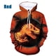 thumbnail image 4 of Sudadera con capucha con estampado de dinosaurio para hombre, sudadera informal de manga larga con estampado 3D de animales retro, sudadera holgada de otoño para la calle, 4 of 4