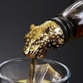 thumbnail image 1 of Aireadores de Vertedor, Vertedor de Cabeza de Ciervo de Animal de Aleación de Zinc, Vertedor de Botellas con Cabeza de Ciervo, Accesorios únicos, Reg , 10cm BLESIY  vertedor de vino de aleación de zinc, 1 of 8