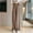 Khaki, variant on Women's High Waist Pleated Pants Boho Flowy Wide Leg Trousers Loose Casual Ice Silk Straight Pants