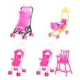 thumbnail image 6 of Photo Props Scene Model Playing House Dollhouse Furniture Infant Carts Miniature Baby Stroller Dolls Accessories TYPE 2, 6 of 8