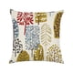 thumbnail image 2 of Fundas de almohada de lino con estampado de flores tropicales B, 2 of 6