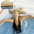thumbnail image 7 of Pool Tub Headrest, Soft Comfortable Neck Pillow with Suction Cup, PVC Foam Bath Spa Support Cushion Quick Dry Easy Clean, 7 of 7