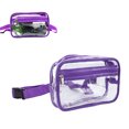 thumbnail image 1 of Sac à Bandoulière Imperméable en PVC Transparent Clair Grande Capacité Sangle Réglable pour Sport Voyage, 1 of 7
