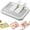 White, variant on FYHALE Rolled Ice Cream Maker Kit, 2026 New At-Home Stainless Steel Instant Freeze Plate with 2 Scrapers, DIY Ice Cream Roller Maker Tray, Ice Cream Roller for Family Fun, Easy Homemade Desserts