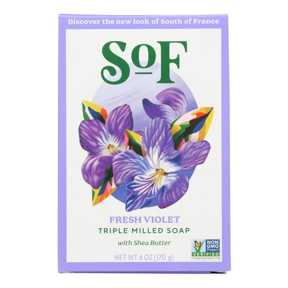 South of France French Milled Bar Soap Violet Bouquet
