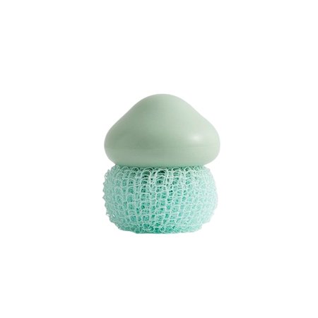 

Thinsont Kitchen Cleaning Brush Bowl Dish Scrubber Nylon Wire Ball Plastic Handle Restaurant Handheld Kitchenware Wash Tool Green