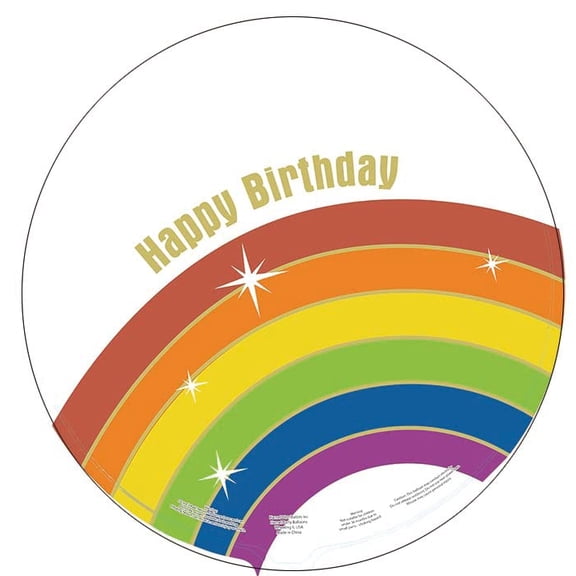 Harnel 18" Birthday Mylar Balloons for all ages - Pack of 10