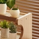 thumbnail image 4 of Estantes Estante organizador de tazas de madera de 3 niveles para encimera, 1 unidad, 31,8 x 29,8 x 19,8 cm, color marrón, para cocina Yulucky, 4 of 9