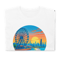 thumbnail image 4 of ItzUs Collections Chicago Retro Carnival Unisex Tee Shirt - Men's Sizes S-3XL, Color: White (Size 3XL), 4 of 4